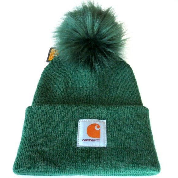 Carhartt Beanie Handmade in USA Pom - Picture 3 of 6
